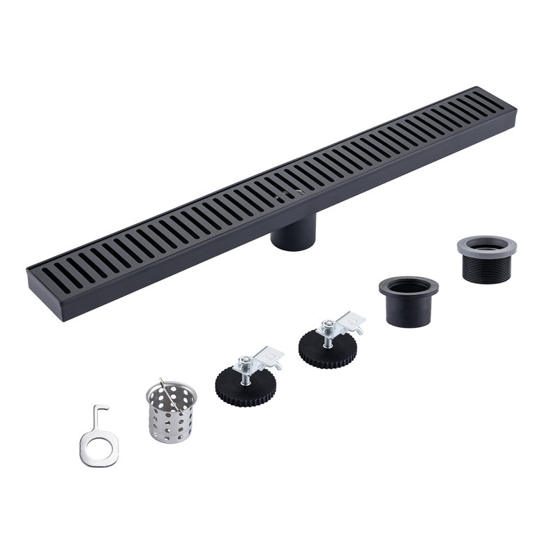 24'' W Linear Grid, Matte Black
