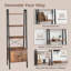 Galilea 137.5cm H x 56cm W Steel Ladder Bookcase-33746905