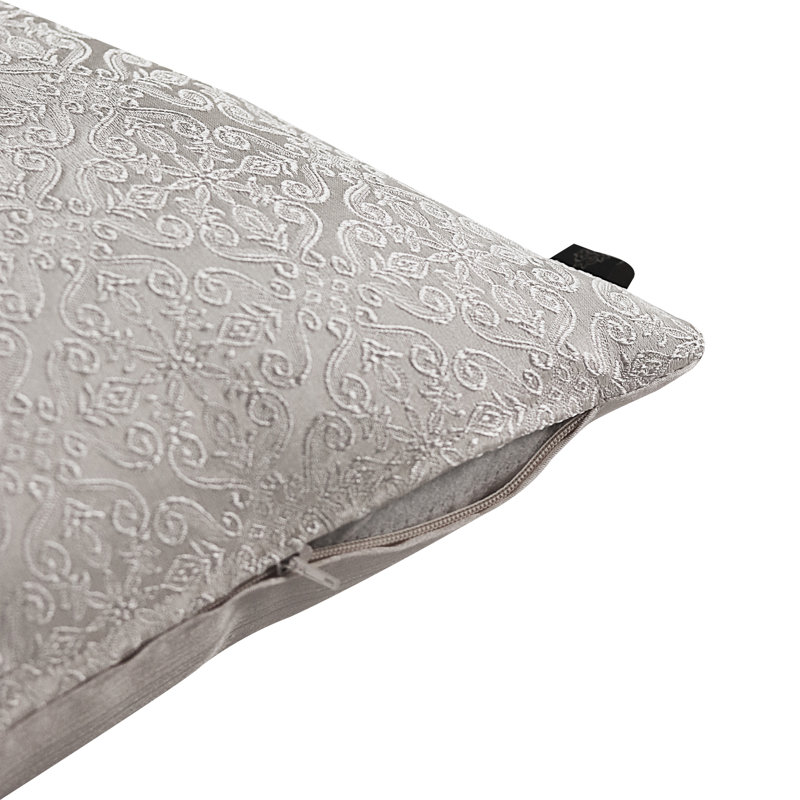 Housse de coussin en jersey de polyester Rosask Park Precious, Brun