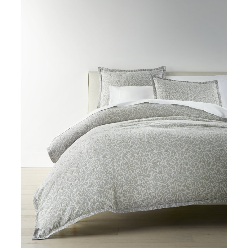 Ravenna Damask 100% Cotton Sham, Light Beige, Standard