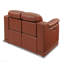 Causeuse inclinable électrique en cuir italien véritable