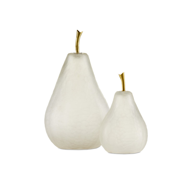 Ensemble de sculpture poire