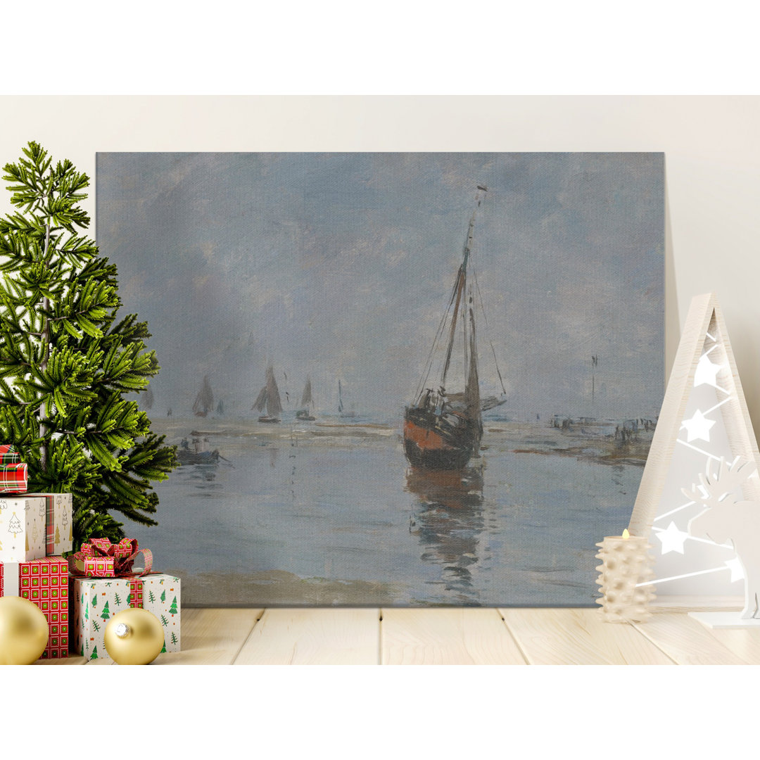 Sailing Boats Canvas Wall Art, Coastal Scene, Gallery Wrapped Canvas, Ready to Hang, Maritime Art, Archival Quality Print, Home Decor