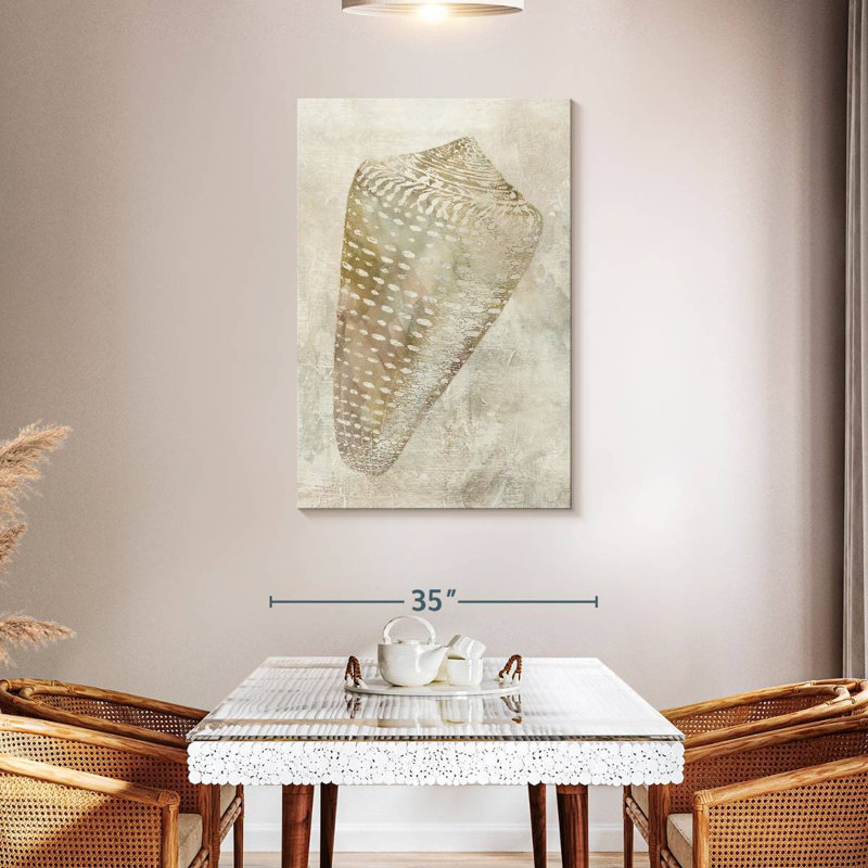 Aletra Seashell Illusion II, 45" H x 30" W