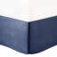 Édredon 7 pièces bleu marine - très grand literie de luxe avec, rayures, coussins décoratifs lavables, machine