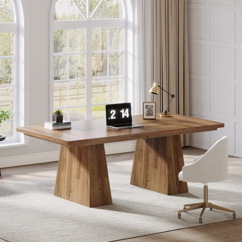Bureau 63 pouces, Brun
