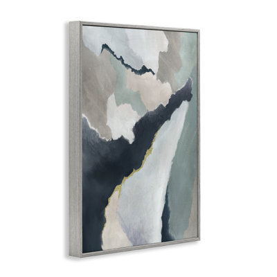 Giclée encadrée Cool Water Lines, design par J: L Design