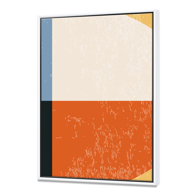 «Minimal Geometric Compostions of Elementary Forms XXVI - Floater Frame», impression sur toile