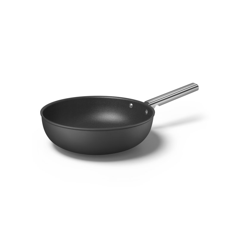 Wok 12 "SMEG, Noir