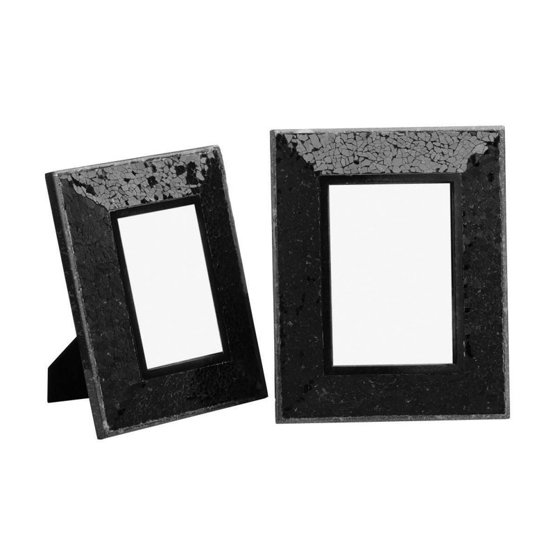 Mosaic Black Picture Frame, 5" x 7"