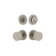 Viaggio Circolo Linen Texture Rosette Complete Entry Set with Circolo Knob
