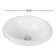 Barclay Sienna 12.88'' Vitreous China Oval Bathroom Sink with Overflow