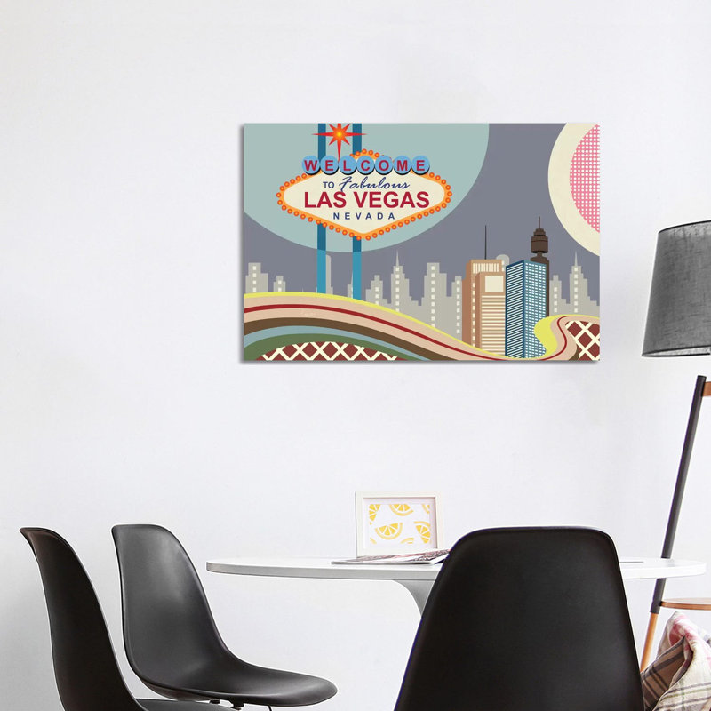 Las Vegas Strip - Wrapped Canvas Print, 101.6 cm H x 66.04 cm W x 1.91 cm D