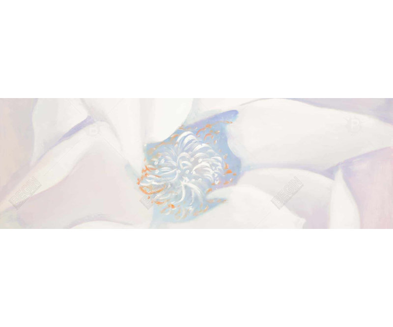 Delicacy - White Floral Botanical Framed Canvas Home Decor