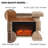 Cybulski 51.19'' W Electric Fireplace with 4500 BTU