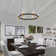 Ellegi 24" Ring 100-277V Up-Down 6-Light Height Adjustable ETL Certified Integrated LED Chandelier