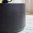 35.43 Inch Modern Round Coffee Table MDF Coffee Table for Living Room,Drum Center Table for Apartment,No Need Assembly,Black