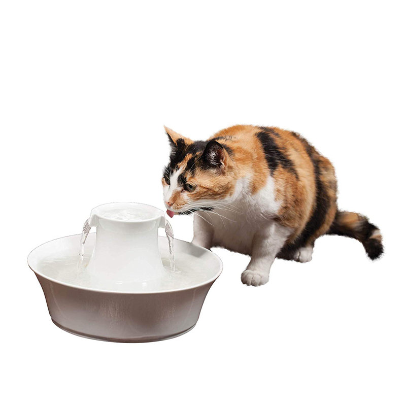 Bol en fontaine pour animaux avalon, Blanc