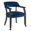 Fabric Dining Chairs With Arms And Casters-344960868-339715871