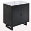 Ensemble de meuble-lavabo 30 po avec lavabo, armoire combinée, armoire de rangement pour salle de bain, structure en bois massif (identique à celle du modèle SV000008AAB-1)-452165396