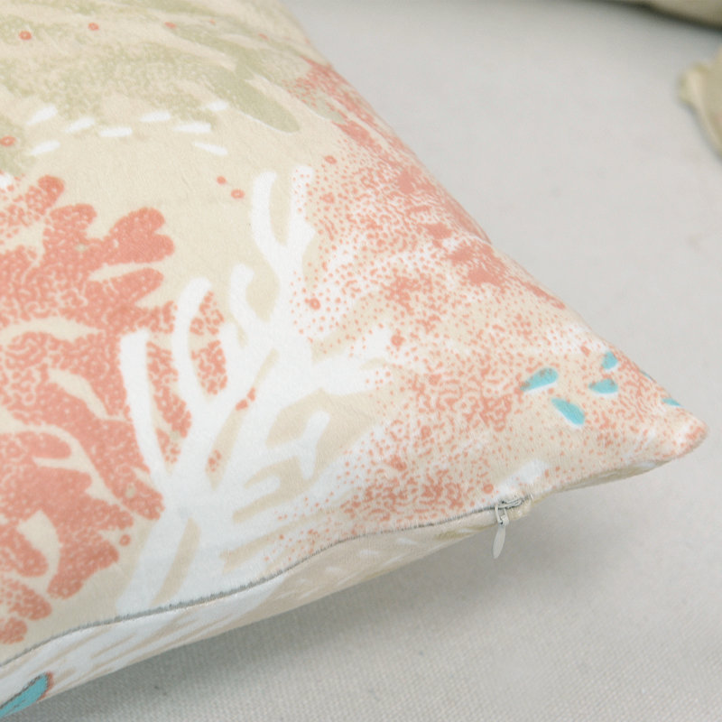 Coussin décoratif de Noël Home Soft Things 20 po x 20 po - Saumon
