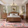Floral Vintage Washable Pink Area Rug with Non Slip Backing - Low Pile Durable Carpet for Living Room, Bedroom, Dining Room or Office Decor