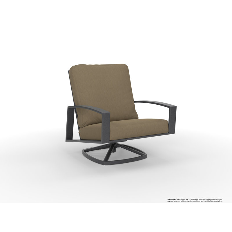 Arc Outdoor Lounge Chair, Sahara Cafe, Graphite