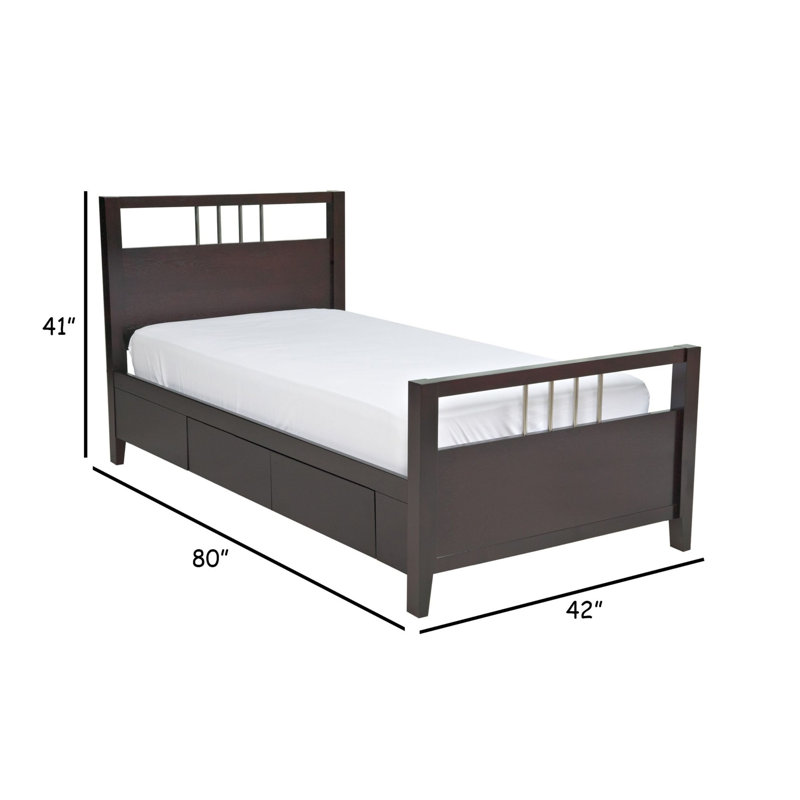 Platform Storage Bed, Twin