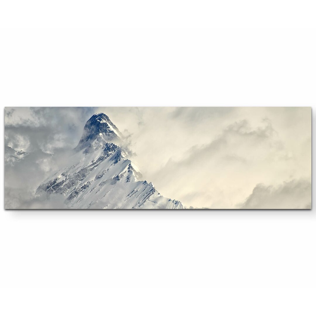 Leinwandbild Berggipfel in den Wolken – Himalaya