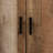 Kindred Farmhouse Brown Finish 6-Shelves With 4-Door Shoe Cabinet, 46.31" H X 23.44" W X 12.63" D