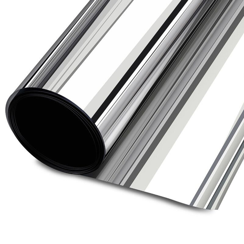 Abstract Non-Wall Damaging Window Decal, Silver