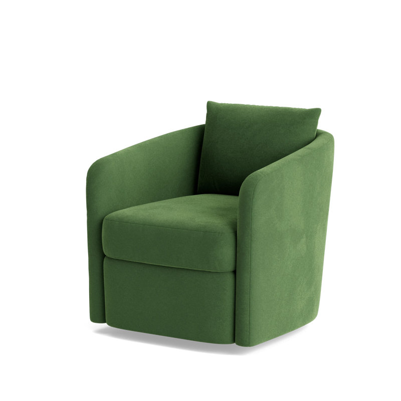Astrid Swivel Chair, Performance Velvet - Ivy