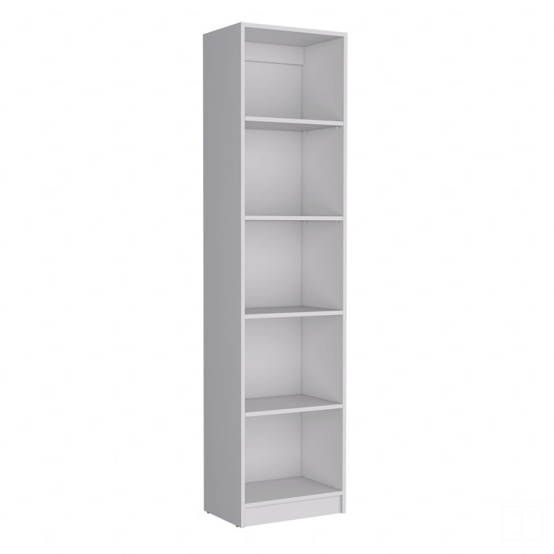Ensemble de bibliothèque 2 pièces, avec 10 tablettes, H 11,7 po x l 71,1 po x P 42,4 po, Blanc