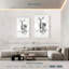 Cerf Brampt noir et blanc-108536764