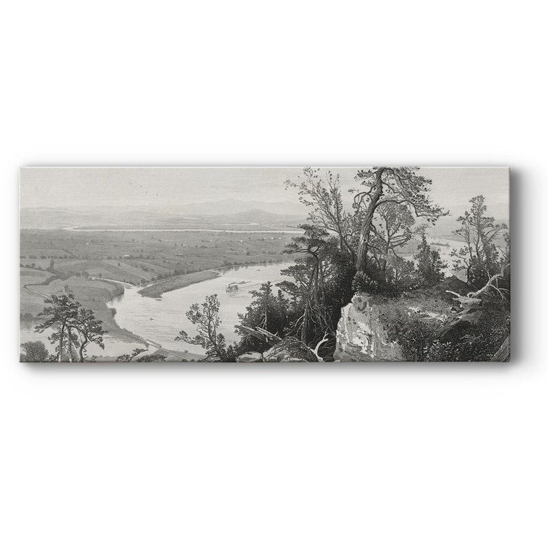 «Connecticut Valley from Mount Tom», toile tendue, H 20 po x l 50 po x P 1,5 po