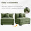 Canapé modulaire surdimensionné surdimensionné en nuage, canapé modulaire convertible avec accoudoirs très larges à assise profonde, 13 coussins décoratifs en velours côtelé de qualité supérieure, conception ergonomique, assemblage facile, pour les salons-133657483-133657485
