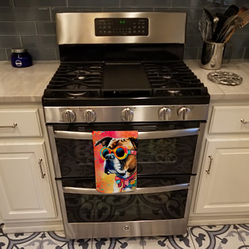 Serviette de cuisine Boxer Hippie Dawg