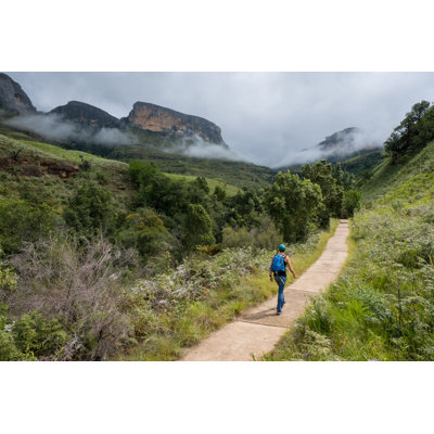Female Hiker by Nattrass