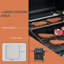 Bretney 4 Burner Gas BBQ Outdoor Grill Portable Barbecue Trolley Black