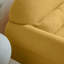 Salon jaune - style moderne avec tissu en laine d'agneau, coussin lombaire, fabrication polyvalente et confortable pour une utilisation à long terme