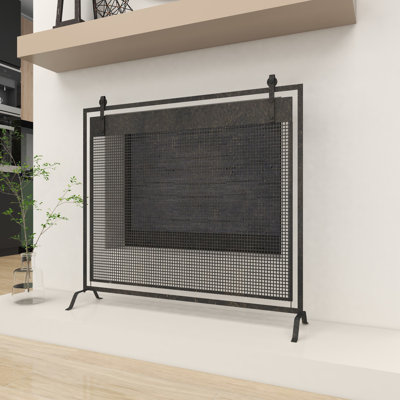Pare-étincelles en métal avec grille
