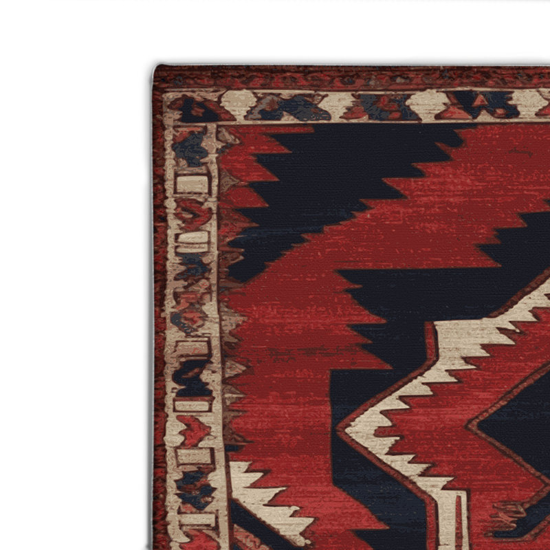 Tapis d'intérieur et d'extérieur brun Persian, Rectangulaire 2 pi x 3 pi