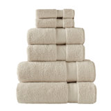 Ensemble de serviettes 6 pièces Modbury en coton turc par SaaSoh