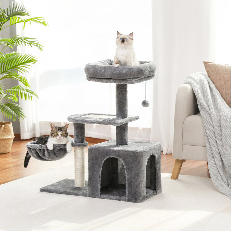 Tour pour arbre à chat 31,5 "avec plateforme à gratter