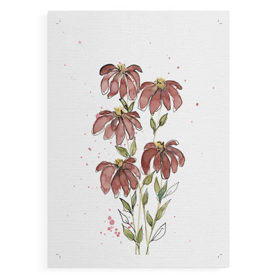 Watercolor Blooms II - reproduction de toile seulement - non encadrée