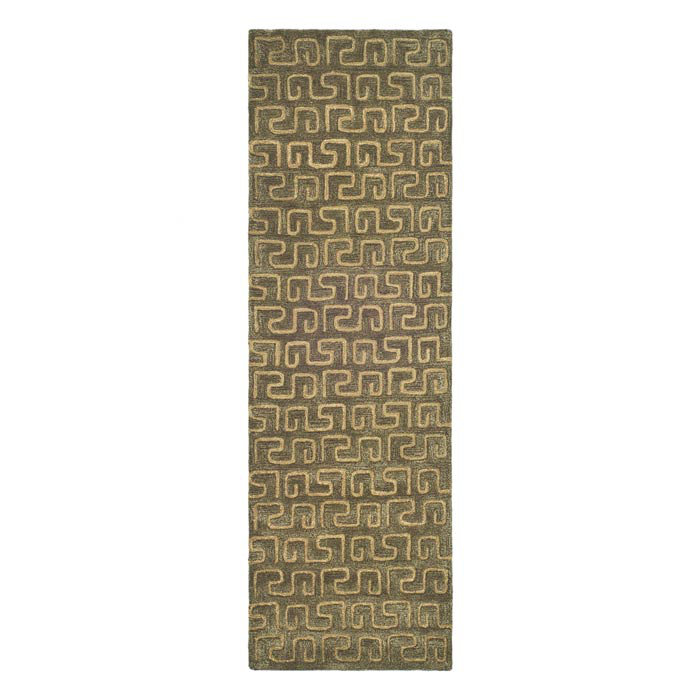 Candelo Hand Tufted Wool Abstract Rug, Runner 2'6" x 8'