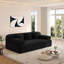 Canapé-lit convertible moderne grand format, canapé-lit sans cadre sans assemblage avec 3 coussins-129983399