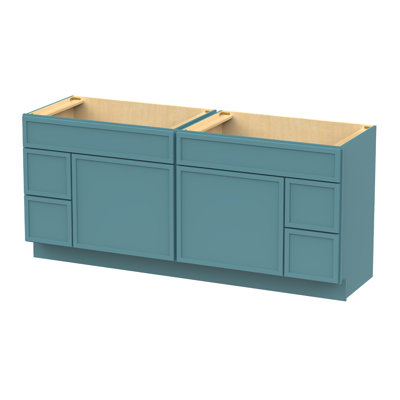 Base de meuble-lavabo double 72 po 72 po