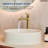 Single Hole Bathroom Faucet with Drain Assembly, Single Handle Bathroom Vessel Sink Faucet-124671809
