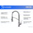 Karran Quartz 33'' X 22'' Single Bowl Drop-in Kitchen Sink With KKF210 Faucet in Stainless Steel